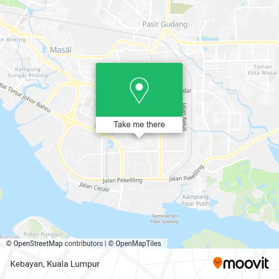 Kebayan map