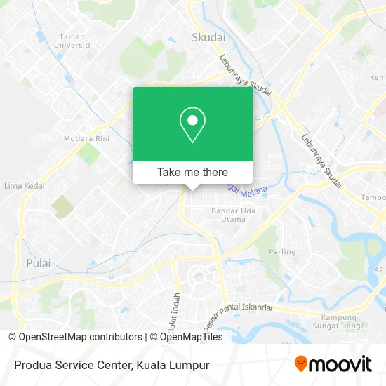 Produa Service Center map