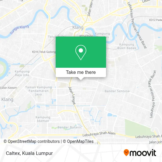 Caltex map
