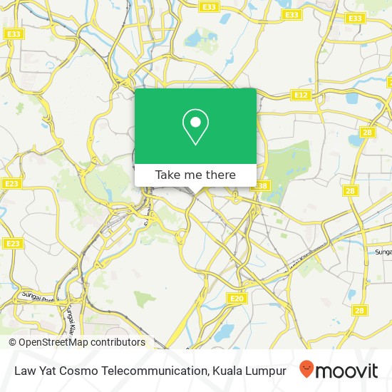 Law Yat Cosmo Telecommunication map