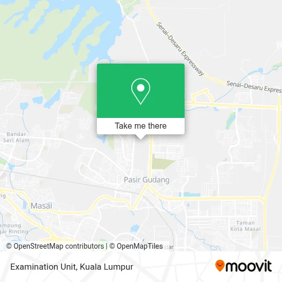 Examination Unit map