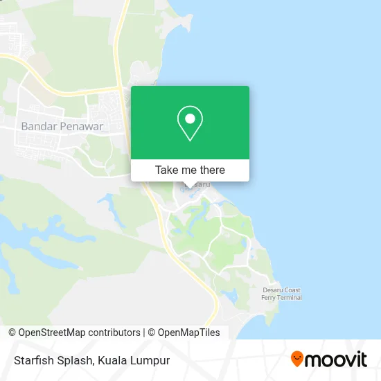 Starfish Splash map