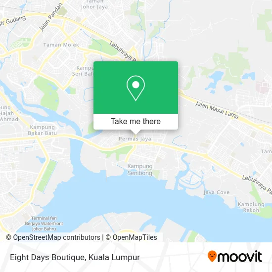 Eight Days Boutique map