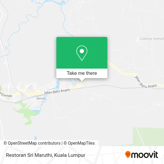 Restoran Sri Maruthi map