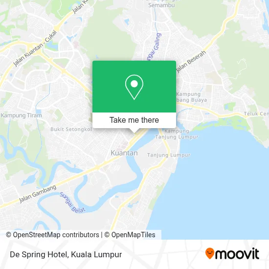 De Spring Hotel map