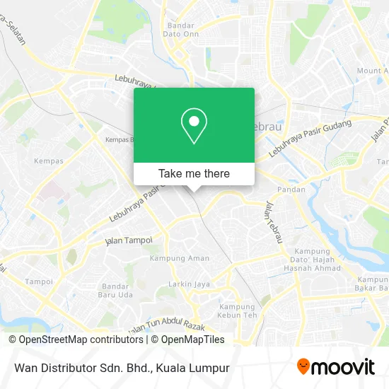 Wan Distributor Sdn. Bhd. map