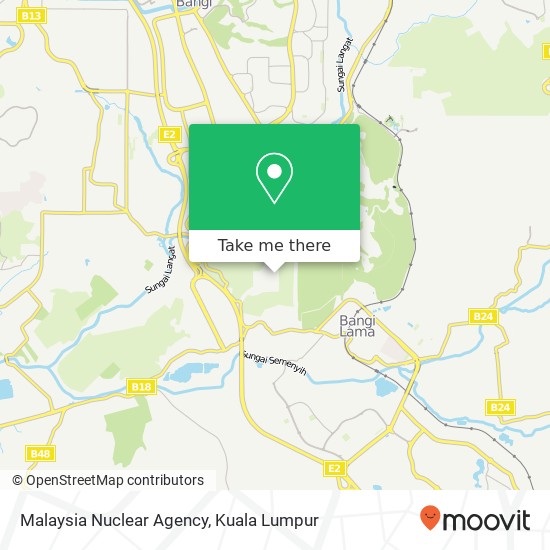 Malaysia Nuclear Agency map