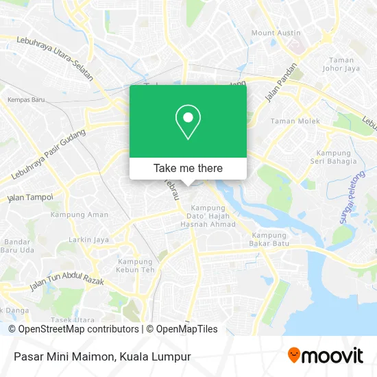 Pasar Mini Maimon map