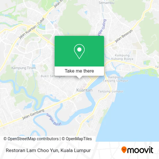 Restoran Lam Choo Yun map