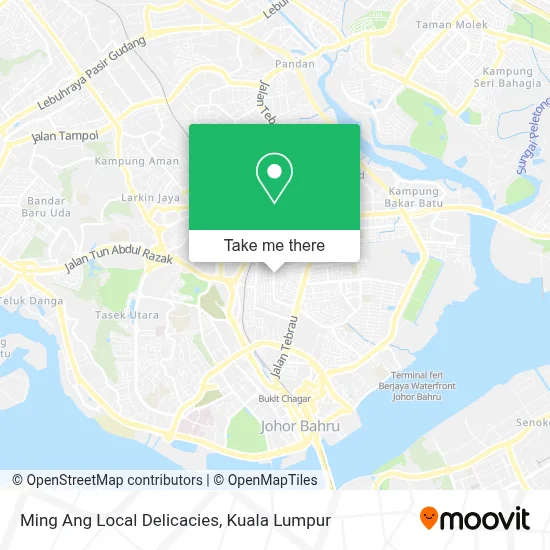 Ming Ang Local Delicacies map
