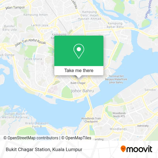 Bukit Chagar Station map