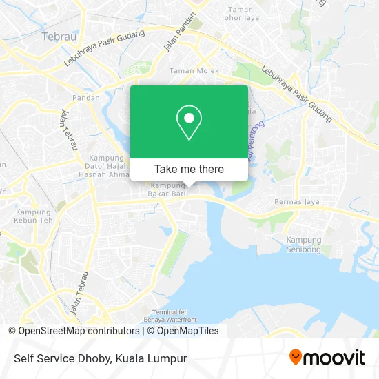 Self Service Dhoby map