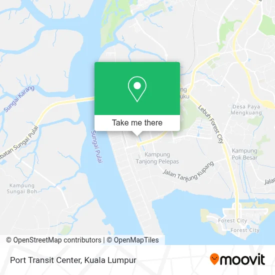 Port Transit Center map