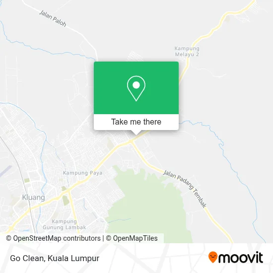 Go Clean map
