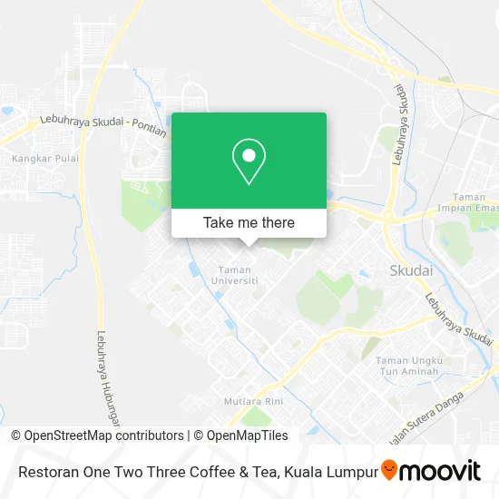 Restoran One Two Three Coffee & Tea map
