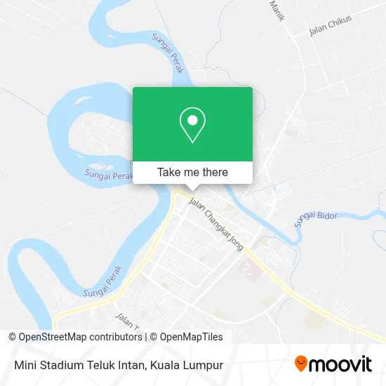 Mini Stadium Teluk Intan map