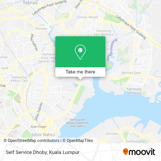 Self Service Dhoby map