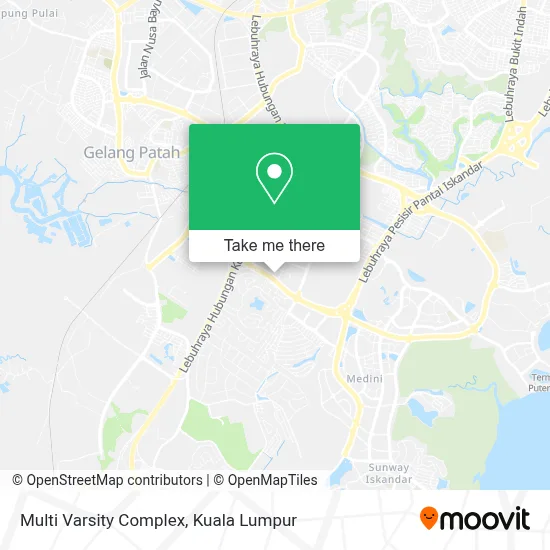 Multi Varsity Complex map
