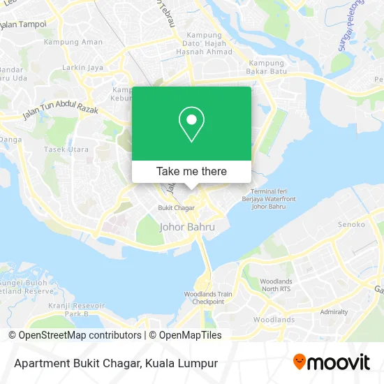 Apartment Bukit Chagar map