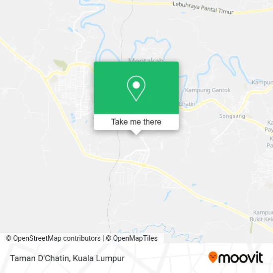 Taman D'Chatin map