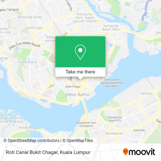 Roti Canai Bukit Chagar map