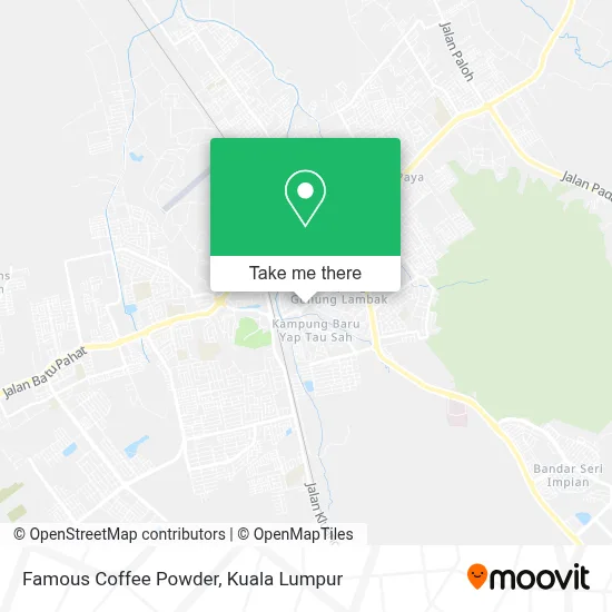 Famous Coffee Powder map