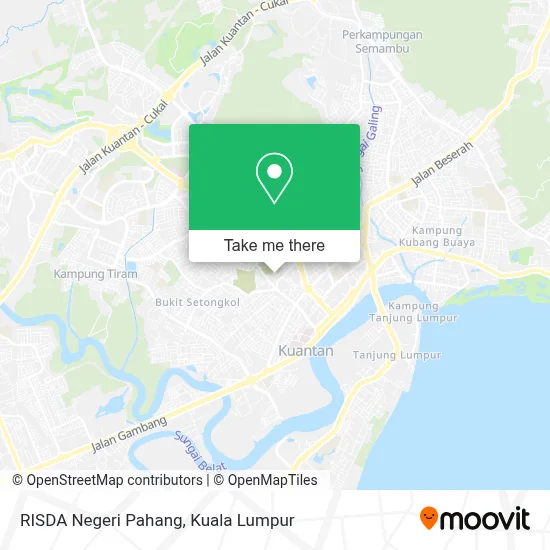 RISDA Negeri Pahang map