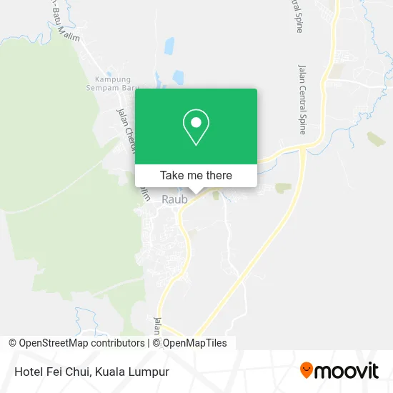 Hotel Fei Chui map