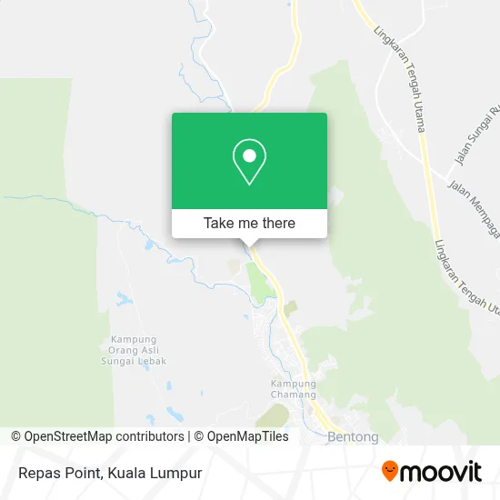Repas Point map