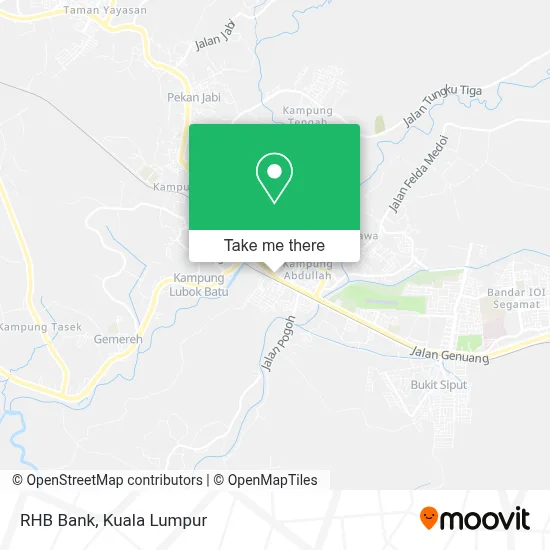 RHB Bank map