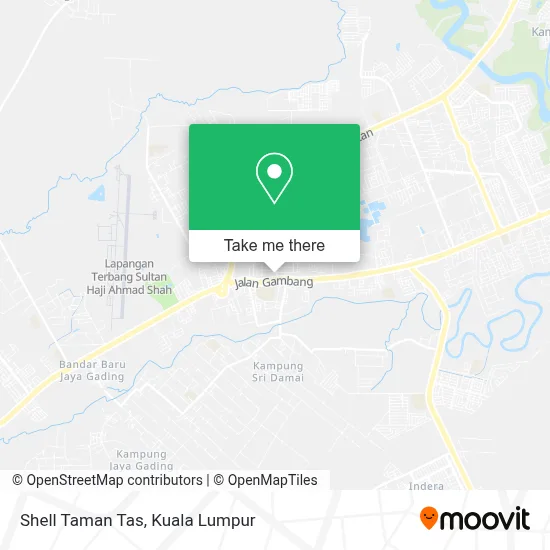 Shell Taman Tas map