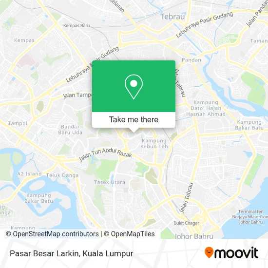 Pasar Besar Larkin map