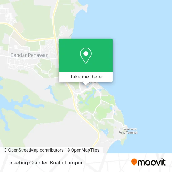 Ticketing Counter map