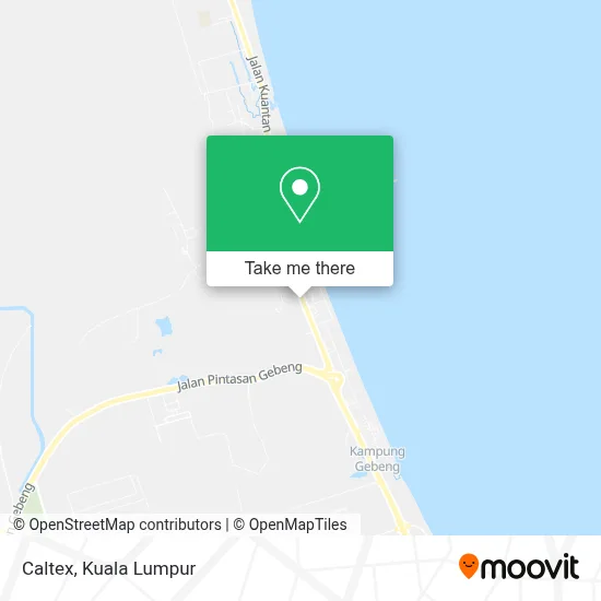 Caltex map