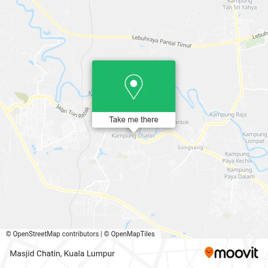 Masjid Chatin map