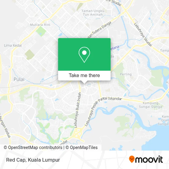 Red Cap map