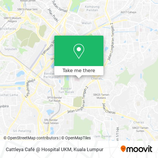 Cattleya Café @ Hospital UKM map