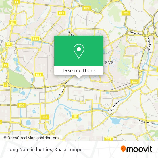 Tiong Nam industries map