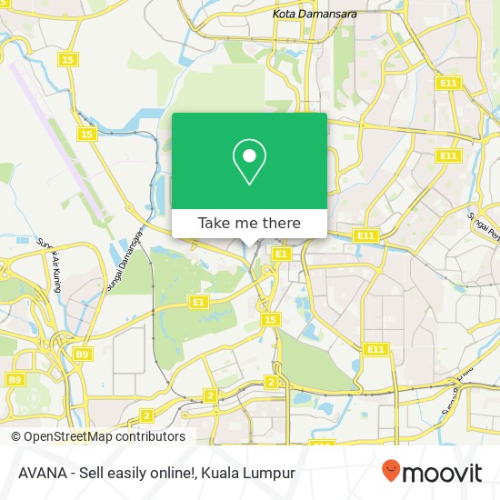 AVANA - Sell easily online! map