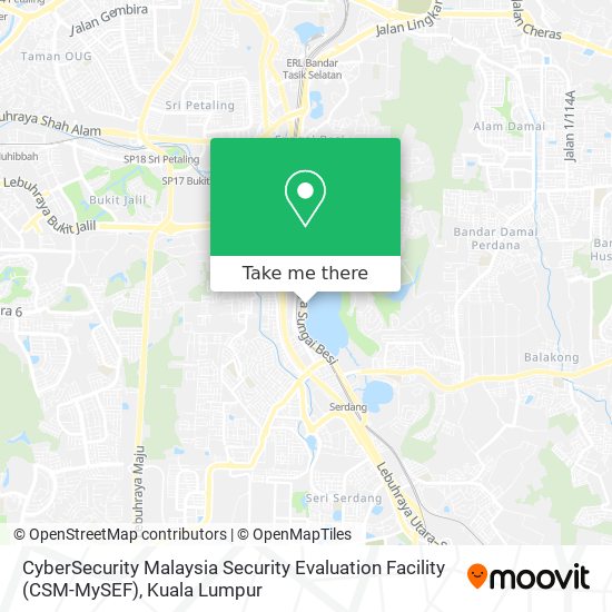 Peta CyberSecurity Malaysia Security Evaluation Facility (CSM-MySEF)