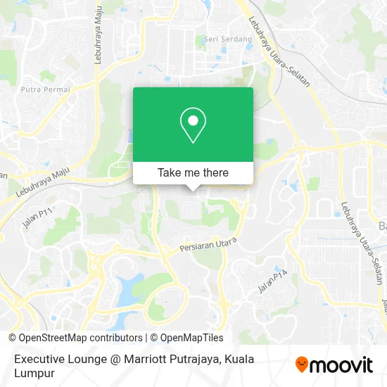 Executive Lounge @ Marriott Putrajaya map