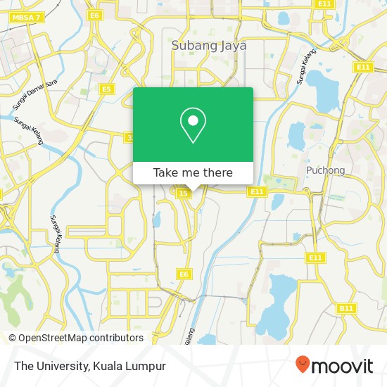 The University map