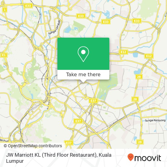 JW Marriott KL (Third Floor Restaurant) map