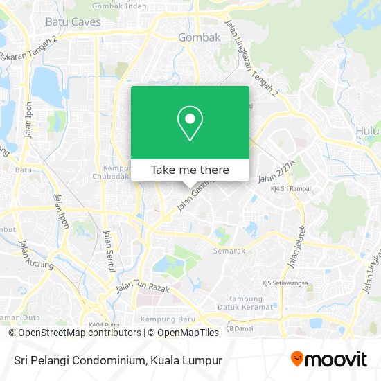 Peta Sri Pelangi Condominium