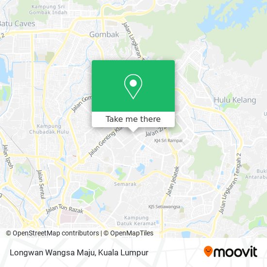 Peta Longwan Wangsa Maju