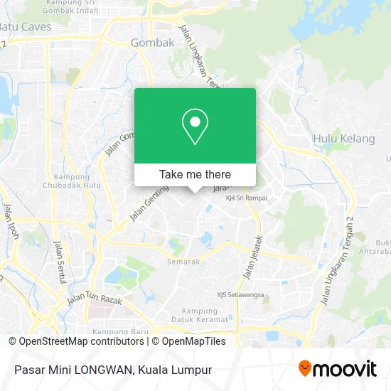 Pasar Mini LONGWAN map