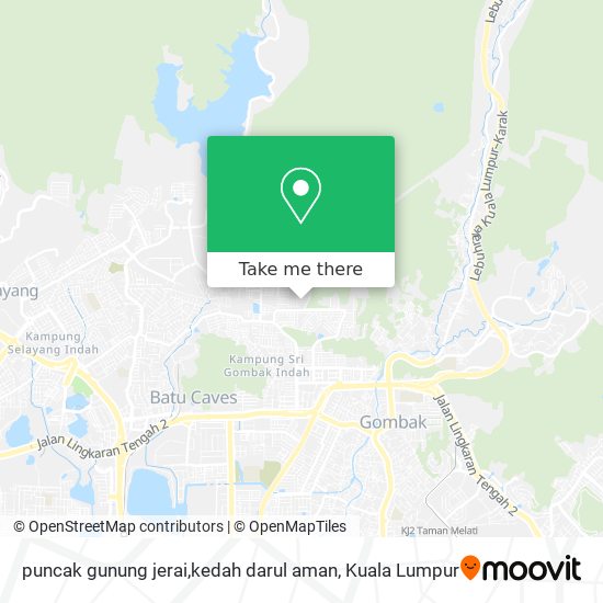 Peta puncak gunung jerai,kedah darul aman