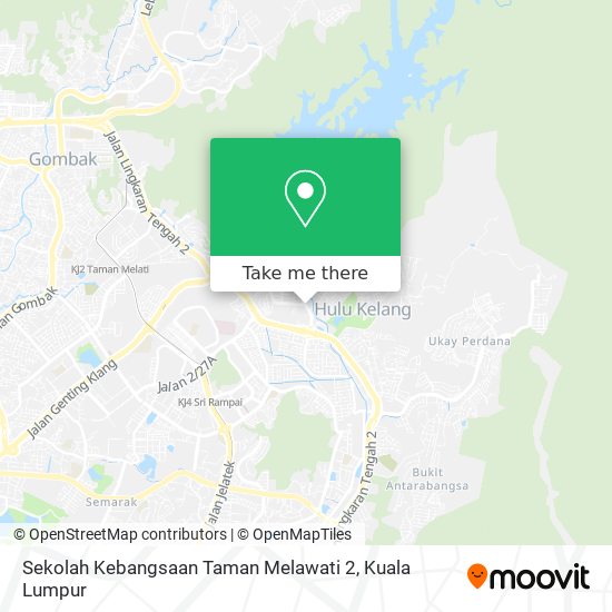 Sekolah Kebangsaan Taman Melawati 2 map