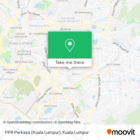 PPR Perkasa (Kuala Lumpur) map