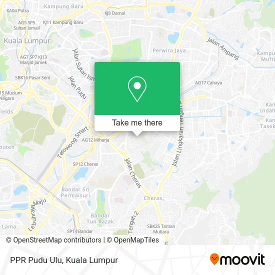 PPR Pudu Ulu map